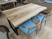 NENRINENRINの一枚板テーブルくるみ3