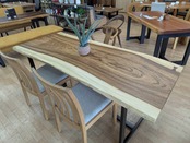 NENRINENRINの一枚板テーブルゼブラウッド3