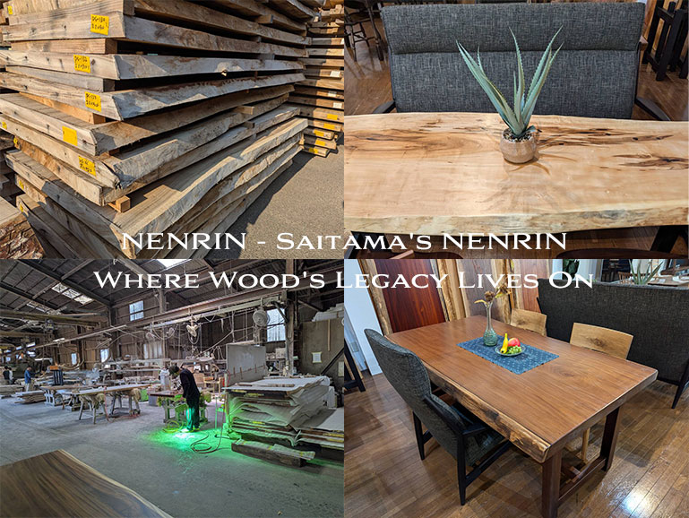 NENRIN埼玉一枚板の店一枚板テーブルの画像